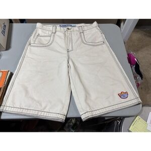 Y2K JNCO Jeans 217 King 14" Natural Color Shorts Limited Edition J217DN Sz36 EUC